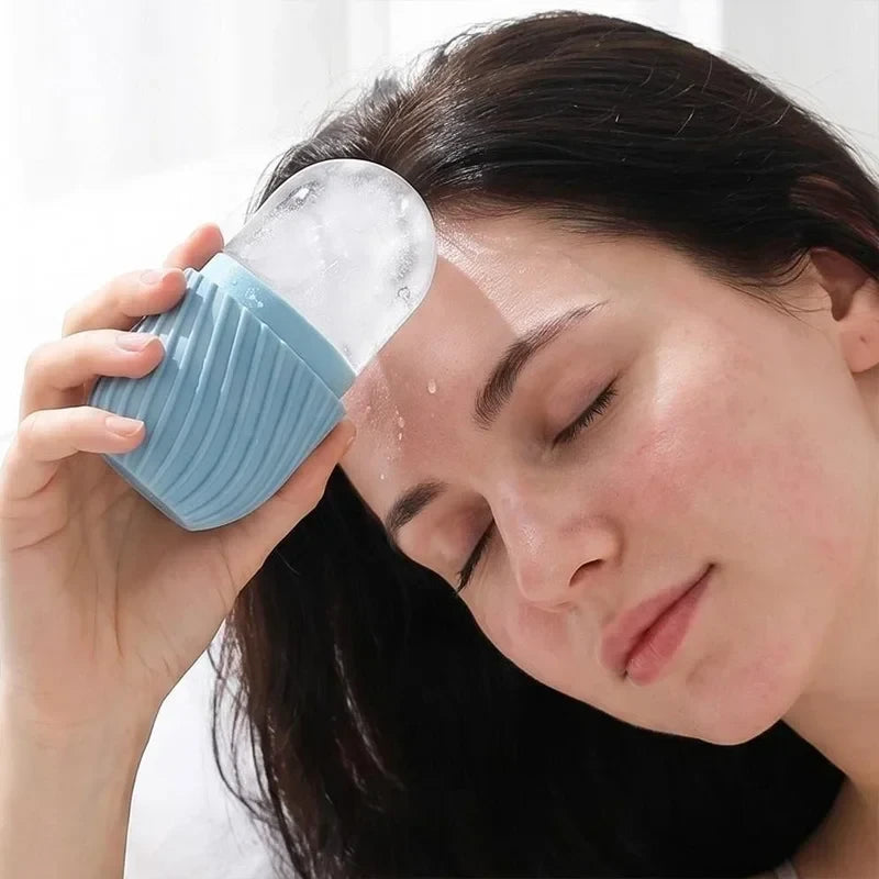 Portable Silicone Face Ice Roller